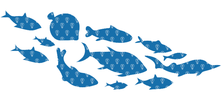 Home group of fish watermar